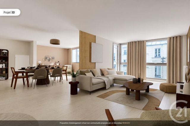 Appartement F5 à vendre - 6 pièces - 179.39 m2 - PARIS - 75005 - ILE-DE-FRANCE - Century 21 Quartier Latin